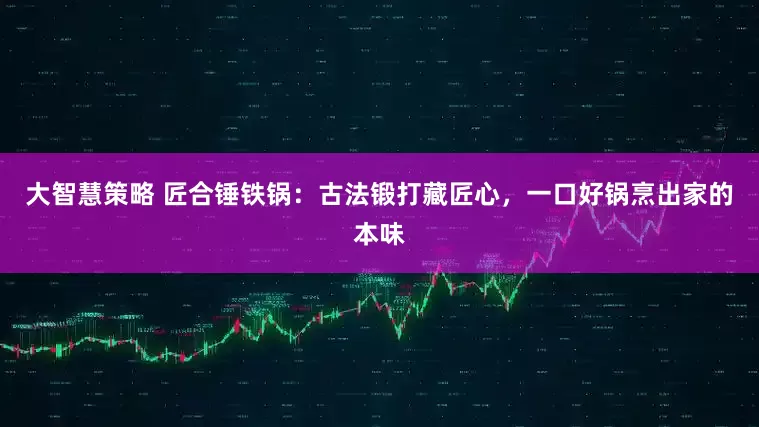 大智慧策略 匠合锤铁锅：古法锻打藏匠心，一口好锅烹出家的本味